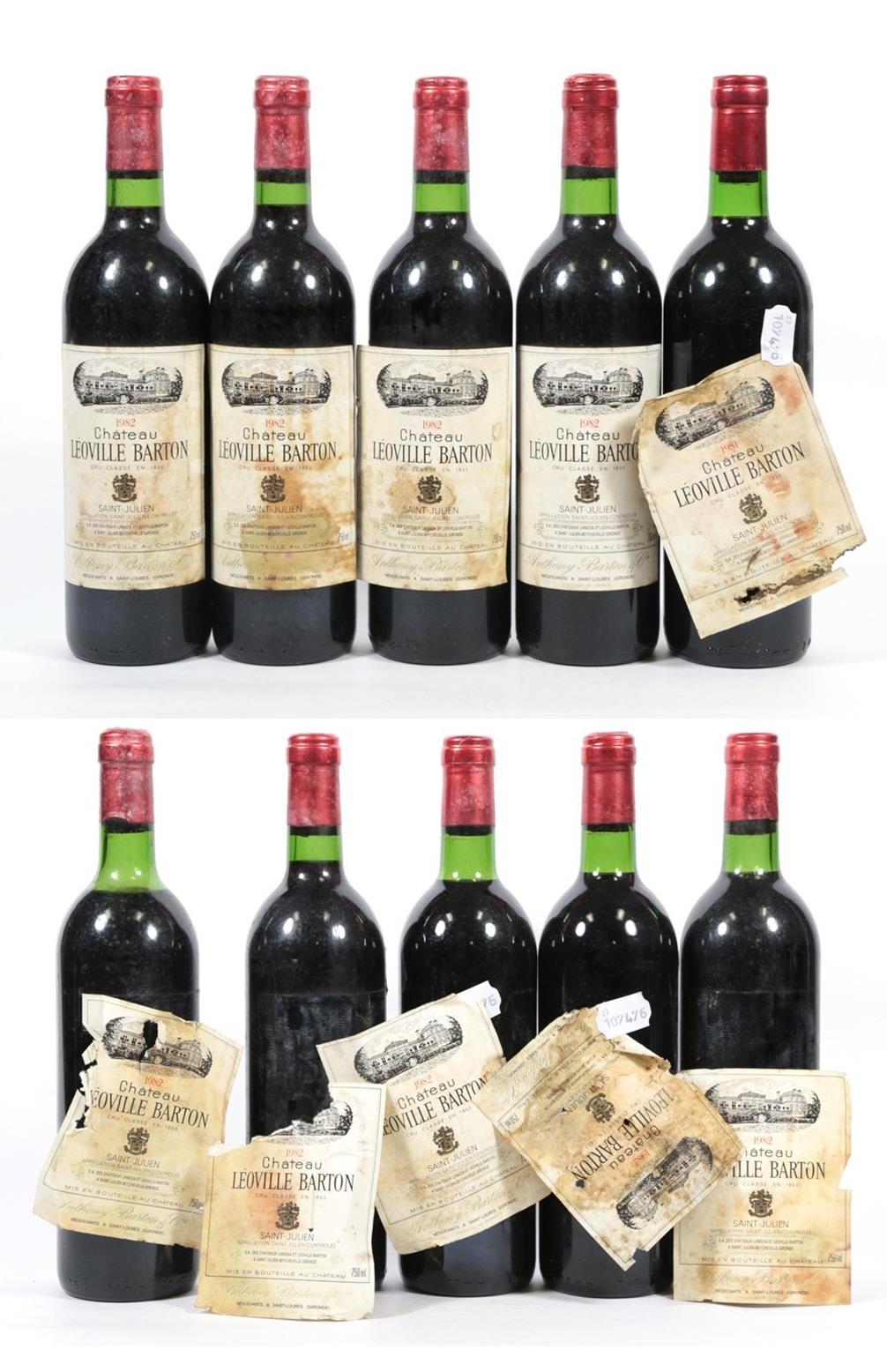 Château Léoville Barton 1982 Saint-Julien (ten bottles)