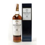 The Macallan Highland Single Malt Scotch Whisky 12 Years Old Elegancia, 40% vol 1 Litre, in original