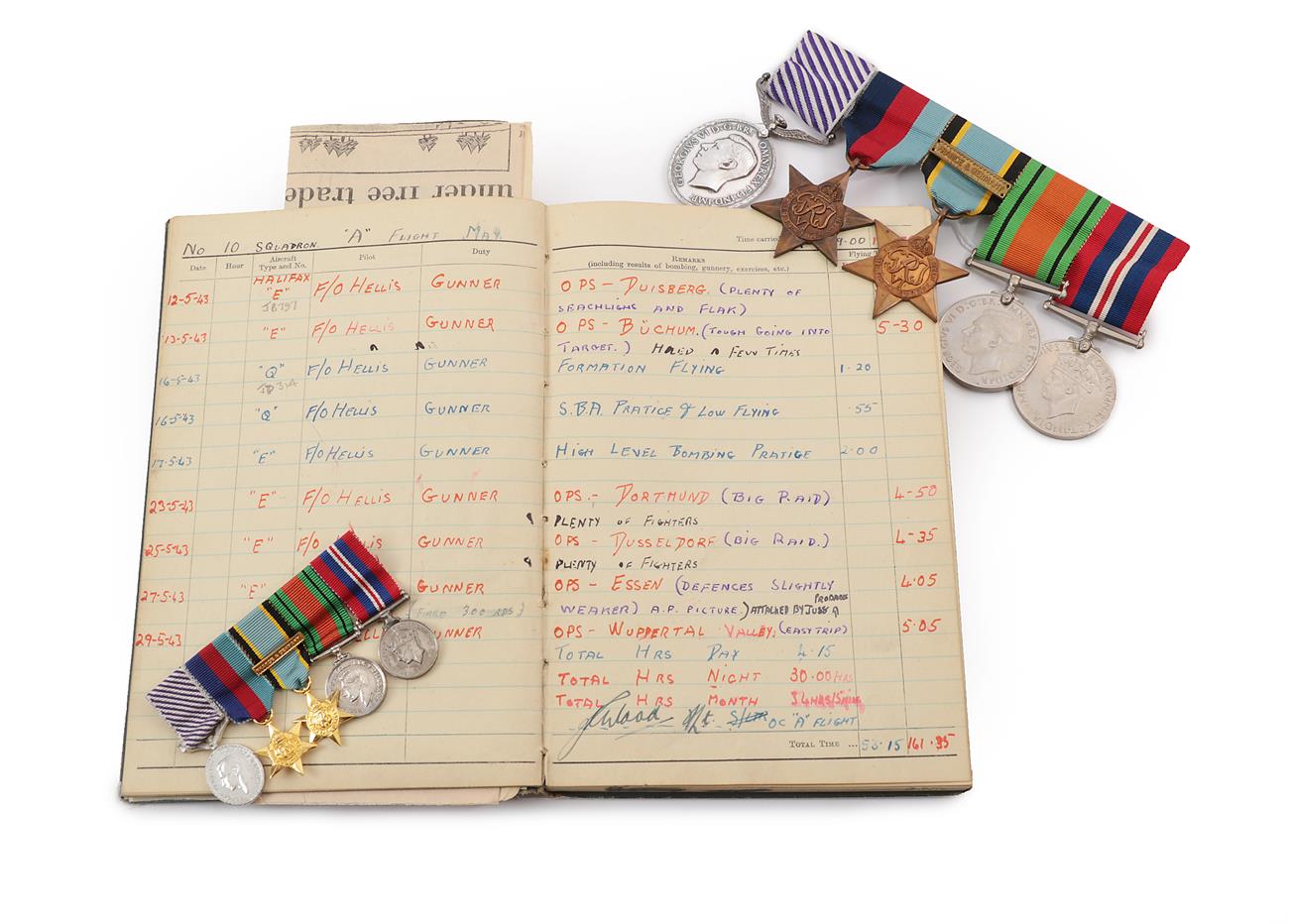 A Second World War DFM Group of Five Medals, awarded to 1398705 SGT.A.T.LARKINS. R.A.F.