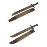 Two Austrian Model 1853/1889 Infantry Pioneer's Swords,