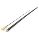 An 18th Century Swordstick,