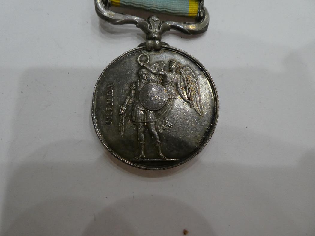 A Victorian Group of Three Medals, comprising Crimea Medal with clasp SEBASTAPOL, awarded to LIEUT. - Image 6 of 26