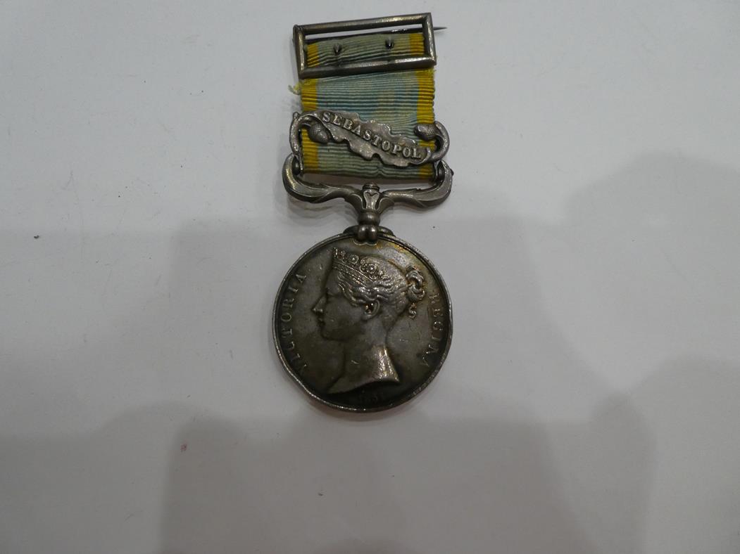 A Victorian Group of Three Medals, comprising Crimea Medal with clasp SEBASTAPOL, awarded to LIEUT. - Image 7 of 26