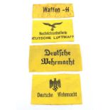 A German Third Reich in the Services of the Armed Forces Armband,