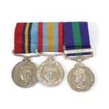 A Group of Three Medals to WO1 M V O'Neill,