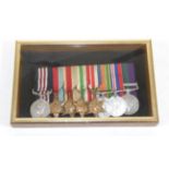 A Second World War MM Group of Eight Medals, awarded to 4614146 SJT.J.H.PIERCY K.O.Y.L.I.