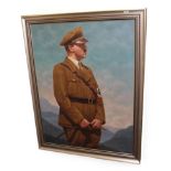 Emil Werz, Portrait of Adolf Hitler, standing, three quarter length,