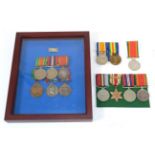 A Collection of South African Medals:- a First World War Pair, to Cpl J W Rhodes S.A.R.O.D.