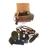 A Quantity of Militaria, including two First World War British Sam Brownes, one dated 1915,