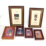 A Collection of Eight Rhodesian Service Medals:- Rhodesian GSM & Police LSGC with Bar Pair (11720