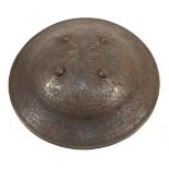 A Late 18th Century Qajar Steel Shield, of convex circular form,