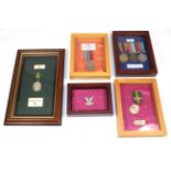 A Collection of Seven Rhodesian Medals:- Rhodesian GSM (P21478 Rfn D A Woodward);