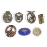 Seven Copy Third Reich Medals,