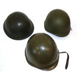 A Second World War British Turtleshell Helmet,