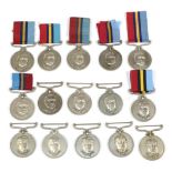 A Collection of Fifteen Rhodesian General Service Medals:- to 71986 M W Barnes;