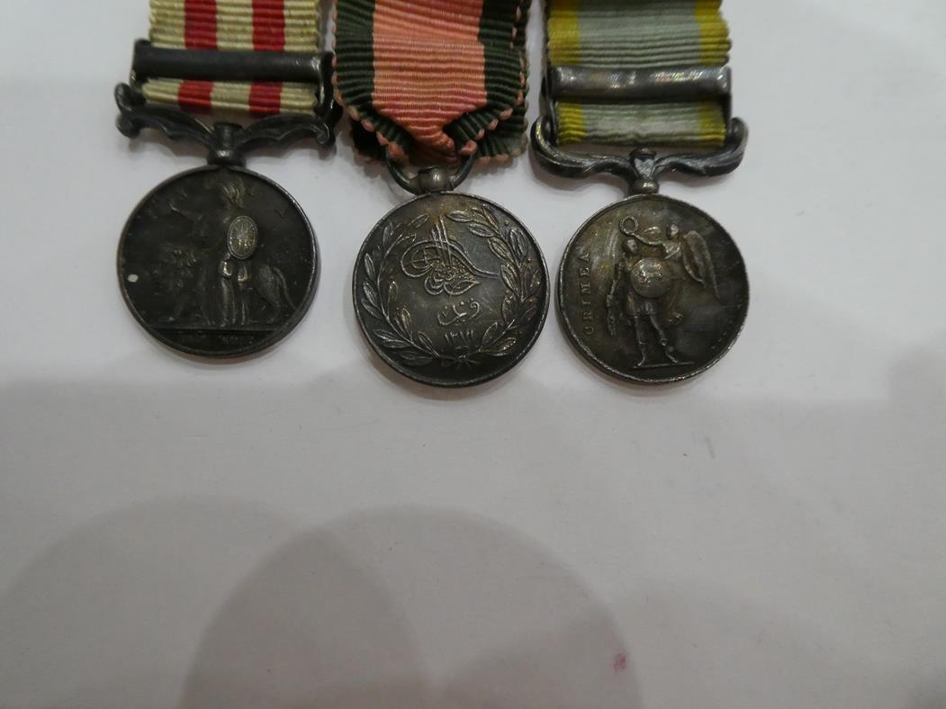 A Victorian Group of Three Medals, comprising Crimea Medal with clasp SEBASTAPOL, awarded to LIEUT. - Image 16 of 26