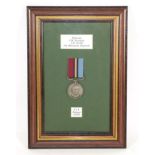 Casualty Rhodesian General Service Medal to Rifleman F m Kaschula P.R. 104068. 2nd Rhodesian Regt.
