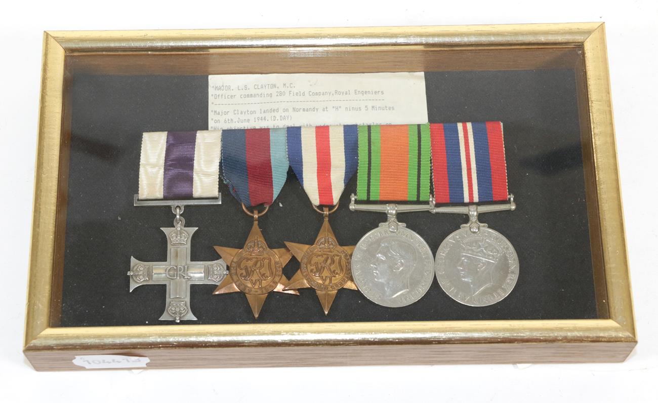 D.Day Landing - M.C. Group of Five Medals, awarded to Major L.