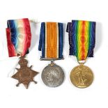 A First World War Trio, awarded to 1012 DVR. R.S.YATES R.E.