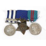 A Victorian Trio of Campaign Medals, awarded to LIEUT.J.L. KAYE, 1/RL.