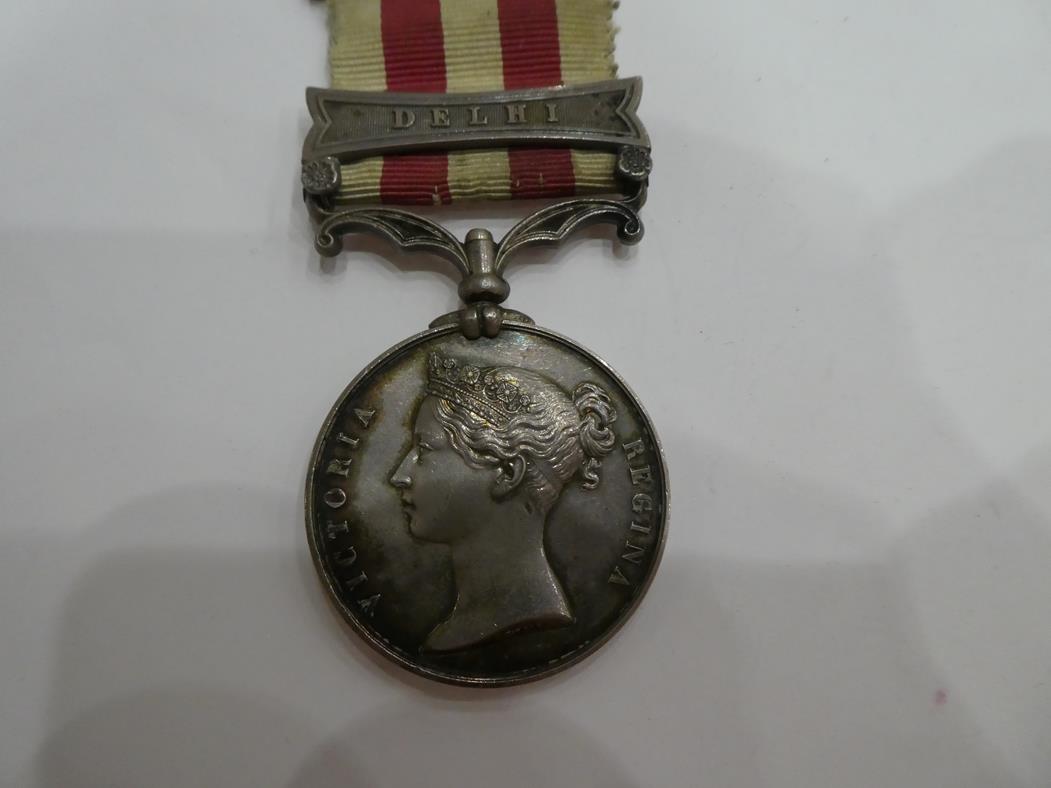 A Victorian Group of Three Medals, comprising Crimea Medal with clasp SEBASTAPOL, awarded to LIEUT. - Image 12 of 26