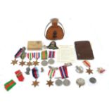 A Second World War Group of Four Medals, awarded to 11209568 Gunner Andrew Stevenson,