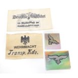 A German Third Reich White Cotton Armband,