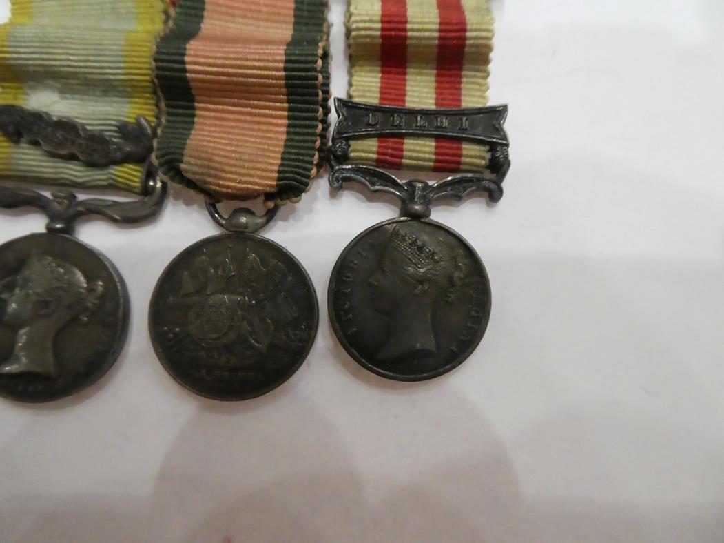 A Victorian Group of Three Medals, comprising Crimea Medal with clasp SEBASTAPOL, awarded to LIEUT. - Image 19 of 26