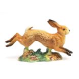 Beswick Hare - Running, model No. 1024, tan gloss