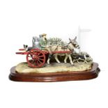 Border Fine Arts 'Delivering the Milk' (Donkey Cart), model No. AG01 by Ray Ayres, limited edition