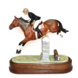 Royal Worcester 'Stroller and Marion Coakes', model No. RW3872 by Doris Lindner, limited edition