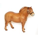 Beswick Norwegian Fjord Horse, model No. 2282, Dun gloss