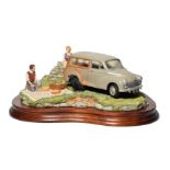 Border Fine Arts 'A Day in the Country' (Morris 100 Traveller), model No. JH93 by David Walton,