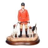 Border Fine Arts 'End Of An Era?' (Huntsman and Hounds), model No. B0881 by David Mayer, limited