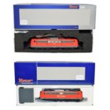 Roco HO Gauge 2 Rail Locomotives 73402 D-DB 151 064-3 and 63708 DBAG 140 687-5 Cargo, both red (both