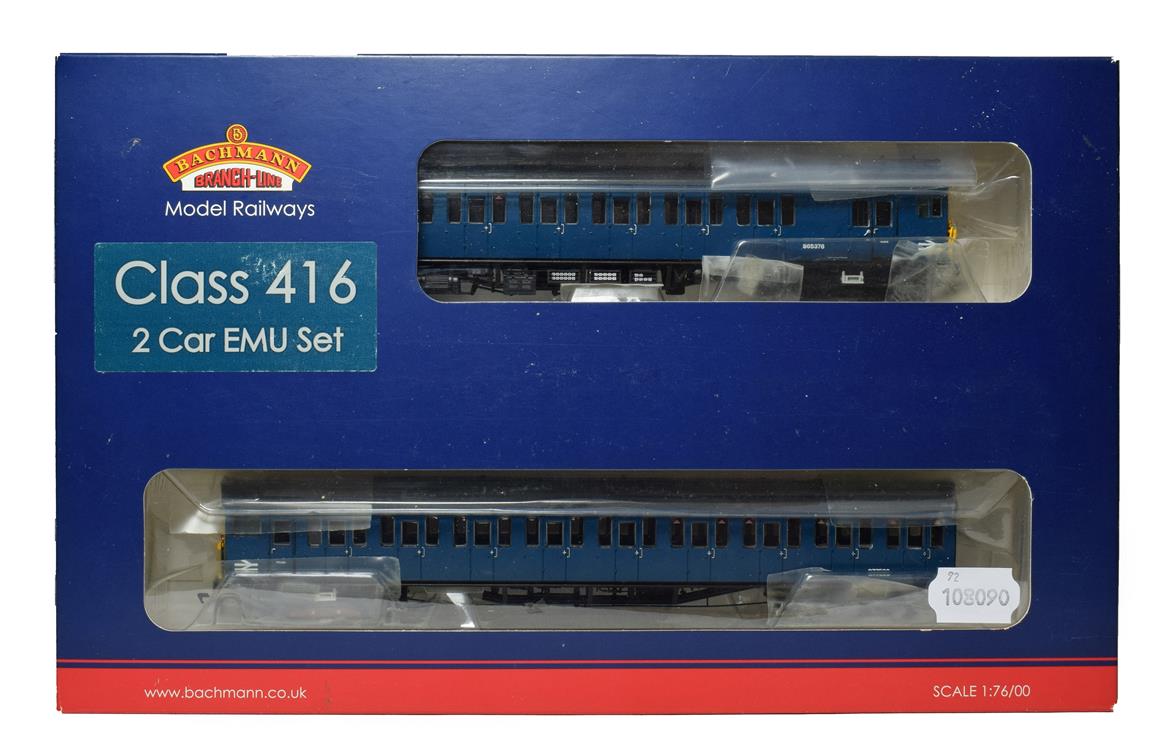 Bachmann OO Gauge 31375 Class 416 2EPB EMU 5764 blue 21DCC (E box G-E)