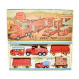 Corgi Chipperfields Circus Gift Set No.23 consisting of Booking office, crane truck, two animal