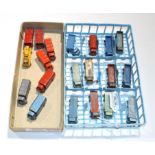 Benbros Various Unboxed Vehicles 5xFlat wagons, 4xDiesel wagons, Petrol tanker, Articulated wagon,