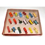 Benbros Tradesman Sample Set containing 16 Station wagon, 17 Tractor & harrow, 18 Hudson tourer,