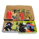 Action Man A Collection Of Five Figures (one boxed) all with flock hair together with assorted