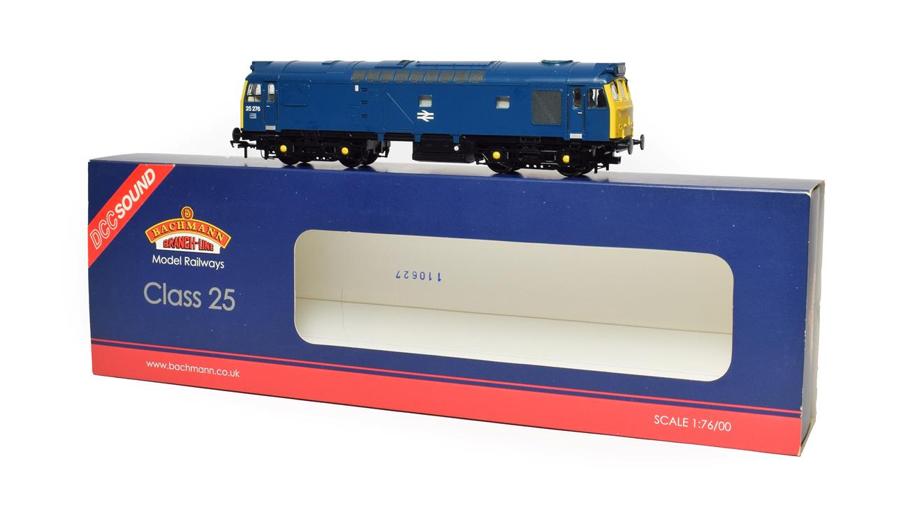 Bachmann 32404DS Class 25/3 Diesel Locomotive 25276 blue DCC Sound (E box E-G)