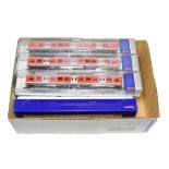 Roco HO Gauge Coaches 64210 DBAG dummy, 64278 DBAG dummy and coaches: 45880, 64276, 64277 and