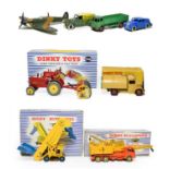 Dinky Various Models 972 Coles lorry mounted crane and 964 Elevator loader (both G boxes G-F) 252