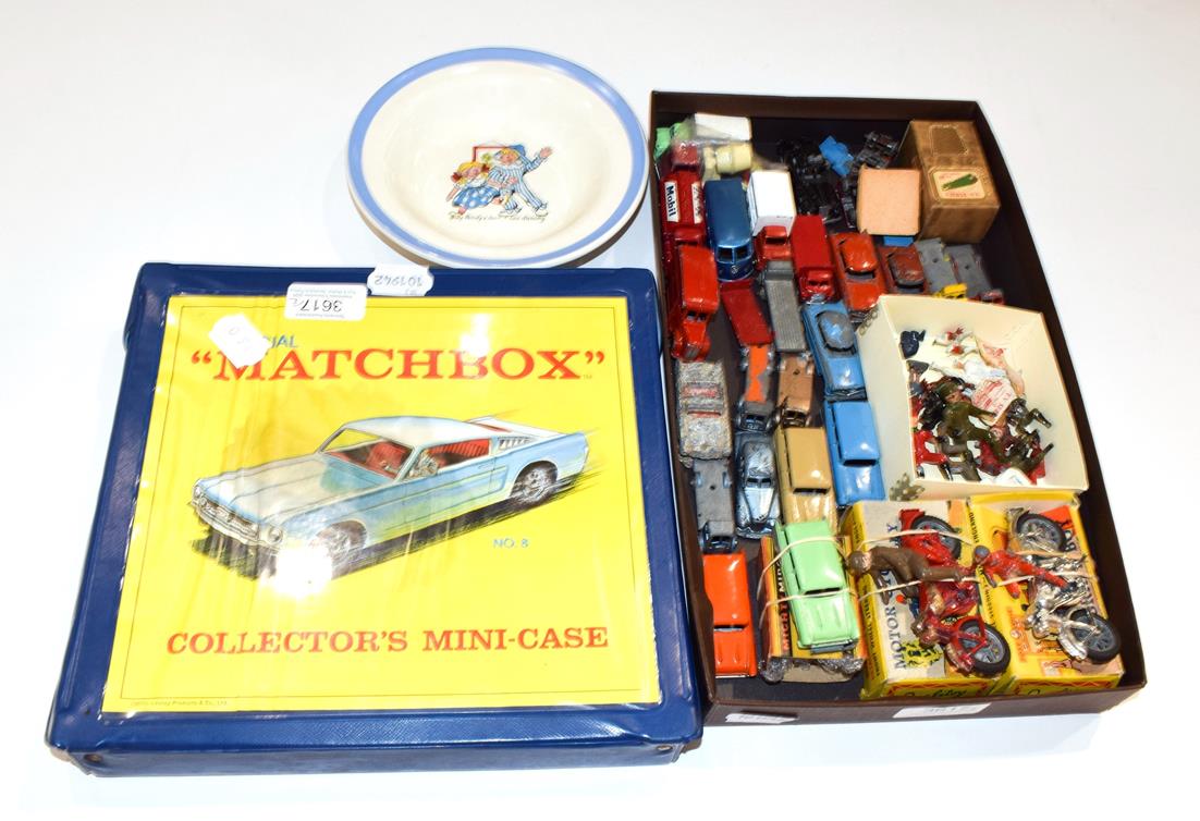 Benbros Motorcycle And Telegraph Boy (both F-G boxes F-G) together with assorted other models by