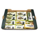 Airfix Military Series 1:32 Scale Models 3xCromwell MkIV tanks, 2xAlvis Stalwarts, Abbot SP Gun,