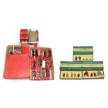 Dinky Toys O Gauge Miniature Figure Sets No.3 Passengers, No.4 Engineering Staff and No.5 Train &