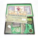 Meccano Engineering In Miniature Outfit No.1 nickel silver parts with Instruction Book No.1 and