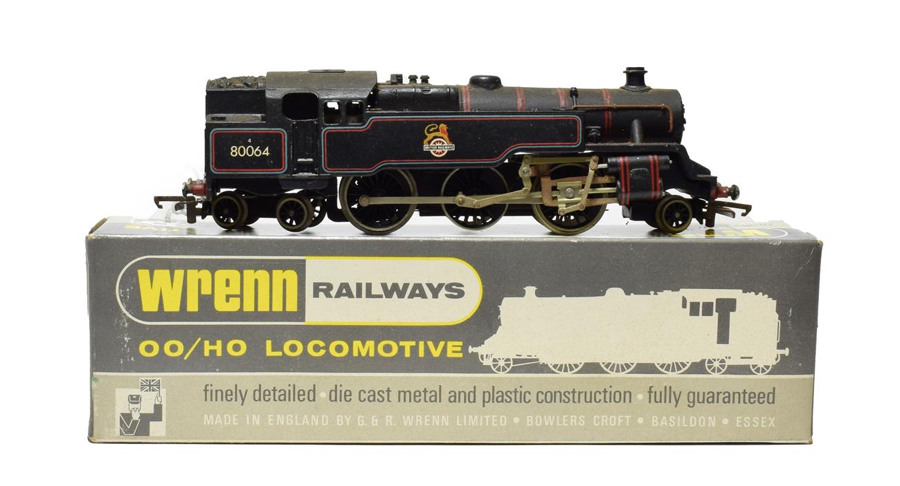 Wrenn W2218A 2-6-4T BR 80064 Locomotive (E-G, top dirty, box G, stamped Packer No.3, Ref. No.