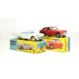 Corgi 327 MGB GT (E box E) together with 215 Ford Thunderbird (G box G) (2)