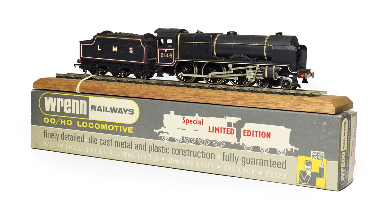 Wrenn W2403 The Rifle Brigade LMS 6146 with certificate 083/250, leaflet, display rail, plinth and